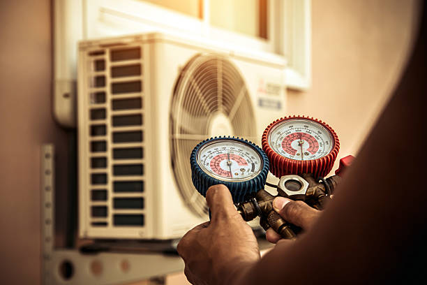 Professional Hvac Installation technician working in Georgetown, PA